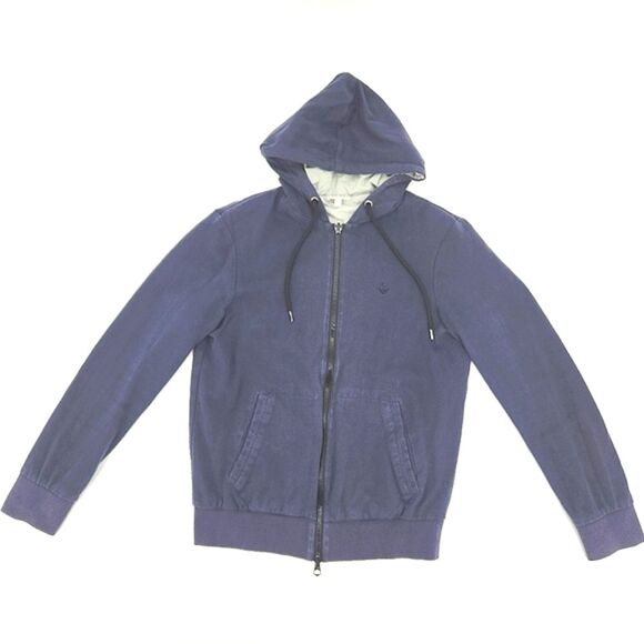 Armani Jeans Mens Size Medium Reversible Hooded Slim Fit Jacket Outdoors Norm