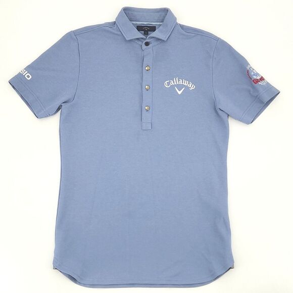 Callaway Golf Awesome Road Trip Go West  Polo Shirt Mens Size Medium Preppy Prep