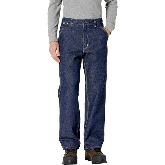 Carhartt Dungaree Fit Utility Blue Carpenter Jeans Workwear Men’s 42×30