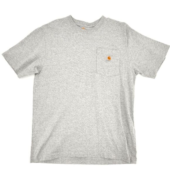 Carhartt Work Wear Pocket T-Shirt Mens Size Medium Heather Gray Streetwear Norm