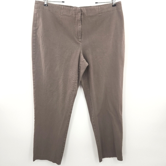 Chicos Fabulously Slimming Pants Trousers Womens Size 16 Pull On Work Office