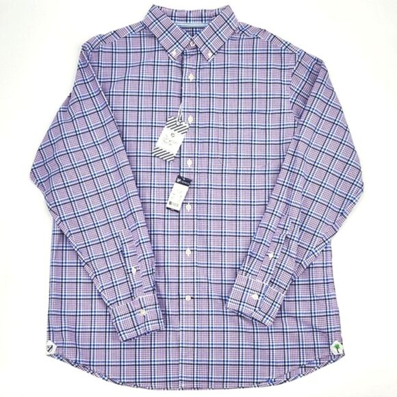 Daniel Cremieux Classics Lightweight Oxford Button Up Plaid Shirt Men’s Large