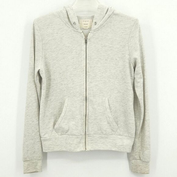 Iris Fleece Hoodie Jacket Womens Size Large Basic Everyday Normcore Athleisure