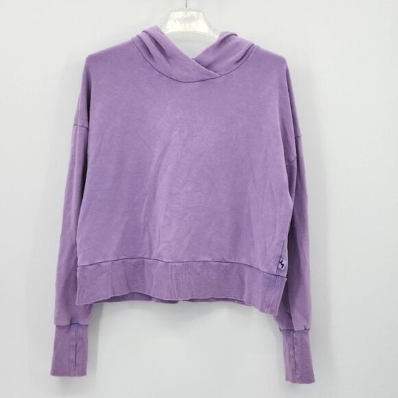 Joy Lab Lavender Mineral Wash Hoodie Sweatshirt Women Size XL Athleisure Dadcore
