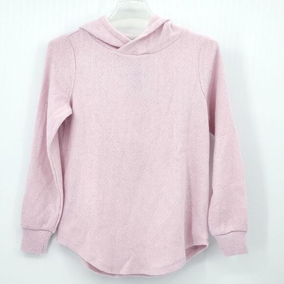 LOFT Cozy Tunic Hoodie Sweater Womens Size Petite XS Soft Knit Athleisure Winter