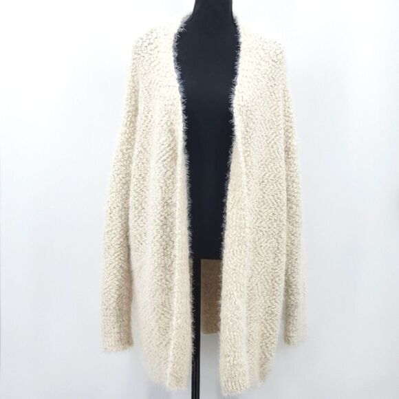 Lane Bryant Long Cardigan Sweater Womens Size 18/20 Popcorn Open Front Fairy
