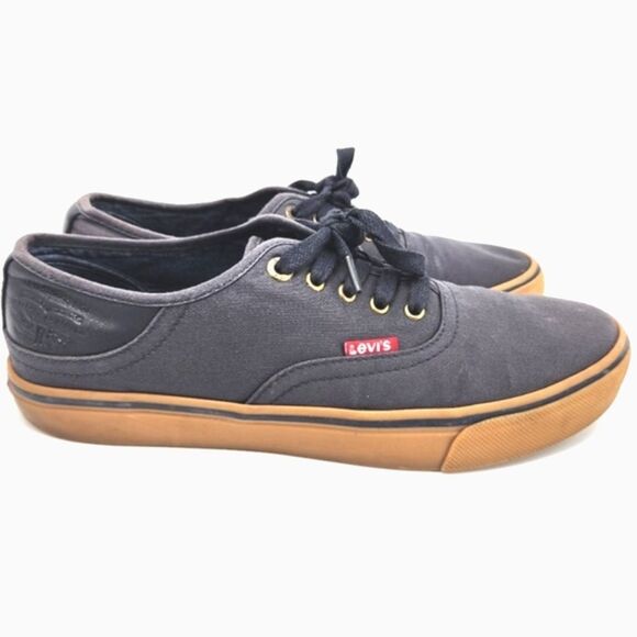 Levi’s Monterey CT Navy Blue Canvas Sneakers Shoes Men’s Size 9