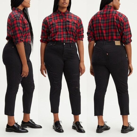 Levi’s Women’s Premium Wedgie Fit Skinny Jeans Plus Size