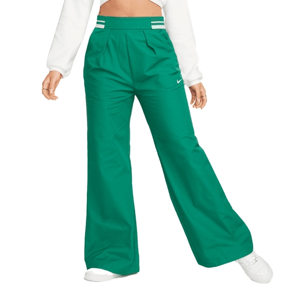 Nike Collection Wide Leg Pants Womens Size XXL Kelly Green High Rise Athletic