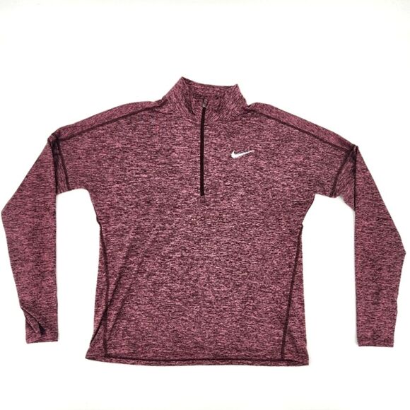 Nike Running Dri Fit Tee Top Womens Size Medium Thumb Holes Gorpcore Outdoors