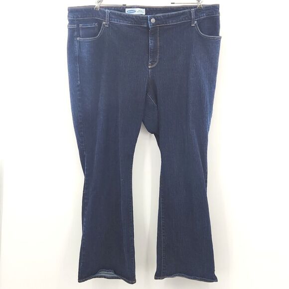 Old Navy Boot Cut Jeans Womens Plus Size 24 Blue Denim Western Rodeo Normcore