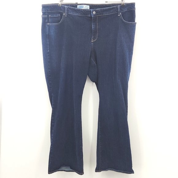 Old Navy Boot Cut Jeans Womens Plus Size 24 Blue Denim Western Rodeo Normcore