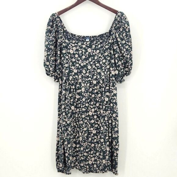 Old Navy Dress Size XXL Knee Length Viscose Cotton Cottegecore Peasant Prairie