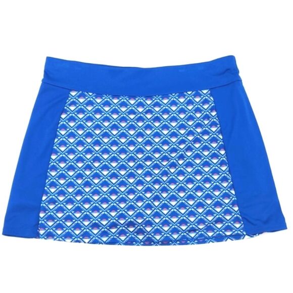 PGA Tour Golf Skirt Skort Womens Size XL Geometric Diamond Pickleball Athleisure
