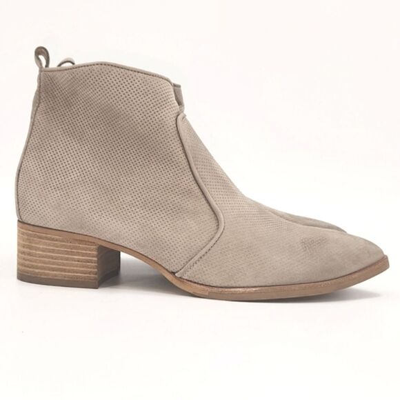 Paul Green Danny Block Heel Ankle Boots Booties Women’s UK Size 5 Beige