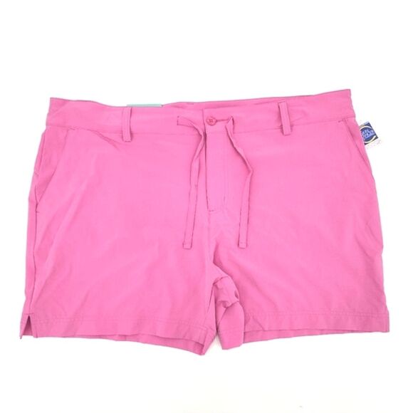 Reel Legends Shorts Womens Size 1X Pink UPF 50 Sun Protection Fishing Outdoors