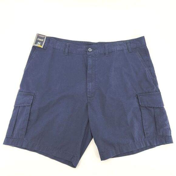 Roundtree & Yorke Casuals Twill Cargo Shorts Mens Size 44 Classic Fit Dadcore
