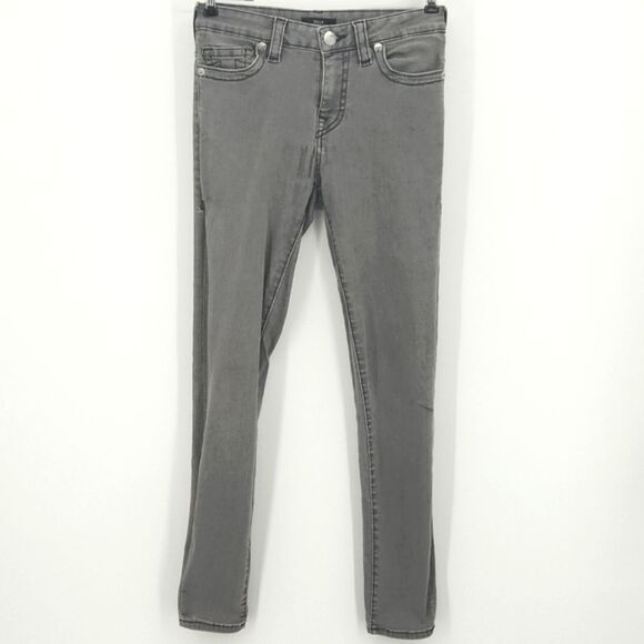 True Religion Halle Mid Rise Super Skinny Jeans Womens Size 27 Retro Y2K Style