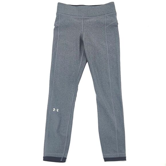 Under Armor Compression Heat Gear Leggings Extra Small XS Gray Athletic Pull On