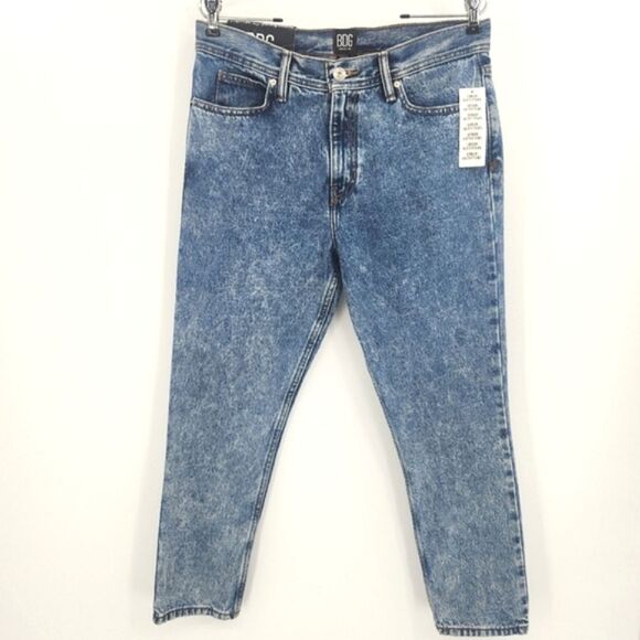 Urban Outfitters BDG Jeans 30×30 Womens Dad Slim Taper Fit Vintage Denim Wash