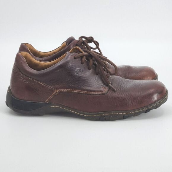 Vintage Born Tycoon Shoes Men’s Size 11 Brown Full Grain Leather M6186 Oxford