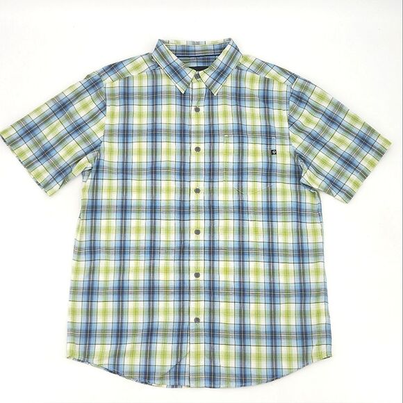 Marmot Camp Shirt Mens Size Medium Plaid Button Up Gorpcore Outdoors Hiking